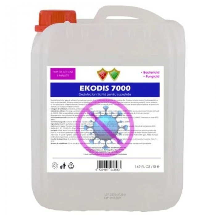 Solutie Dezinfectanta Pentru Suprafete Aspect Lichid, Cantitate 12 buc, Volum Litri 1, Culoare Incolor-Articole Menaj Si Prot...