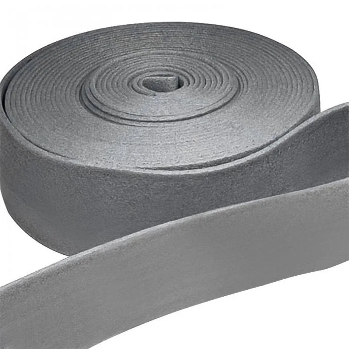 Banda Perimetrala Simpla Lungime 75 m, Latime 100 mm, Grosime 4 mm, Culoare Gri, Buc / Pachet 10-Folie Si Placa Polietilena E...
