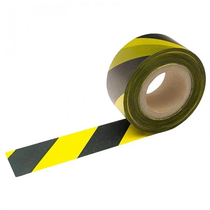 Banda De Avertizare Lungime 500 m, Latime 70 mm, Material LDPE, Culoare Rosu / Alb-Benzi Adezive Si Adezivi