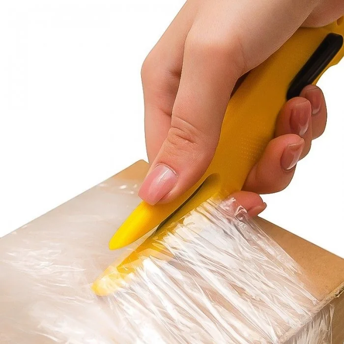 Cutter Multifunctional Utilizare Medie, Lama Metal, Culoare Galben, Suport Plastic-Accesorii Depozit