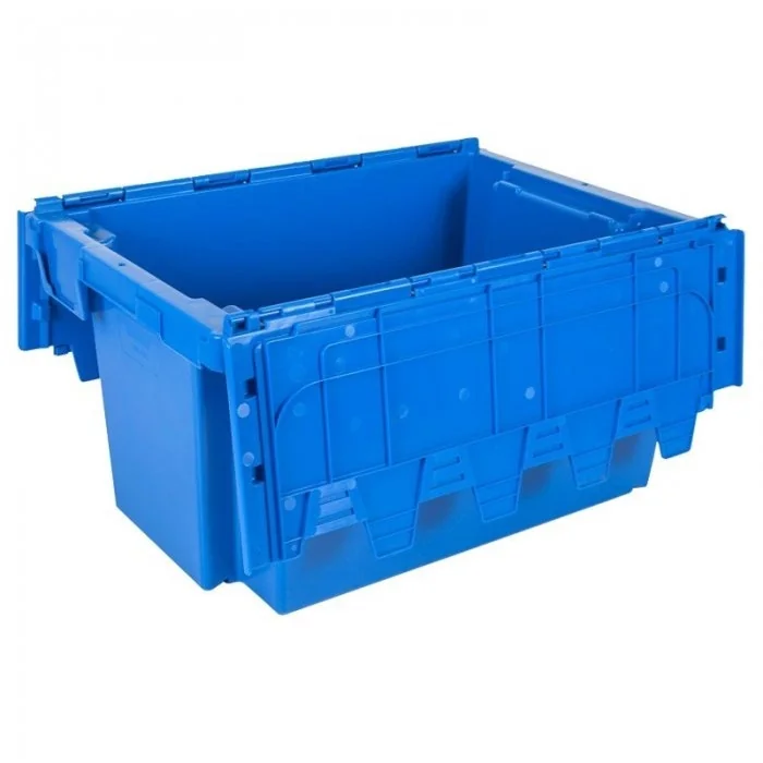 Container Cu Capac Atasat Dimensiune Interioara 490 x 345 x 270 mm, Dimensiune Exterioara 600 x 400 x 300 mm, Volum Litri 46,...