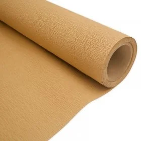 Hartie Creponata Kraft Pentru Ambalare 130 g/mp Lungime 8 m, Latime 100 mm, Densitate 130 g/mp, Material Hartie reciclata, Cu...