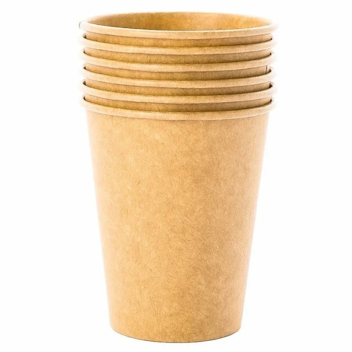 Pahar Carton 8 oz Pentru Bauturi Calde, 50 buc/set Ambalare 50 buc/set, Volum Oz 8, Culoare Alb-Pahare Carton