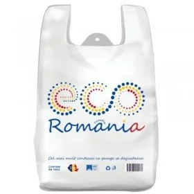 Pungi Biodegradabile Tip Maiou Pliu 2 x 60 mm, Dimensiuni 260 x 450 mm, Grosime 18 my, Rezistenta 4 kg, Buc / Pachet 500-Pung...