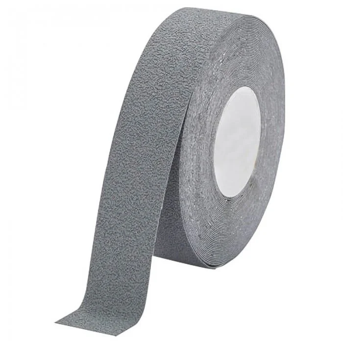 Banda Adeziva Antialunecare Cu Suport Poliuretan Lungime 18.3 m, Latime 100 mm, Culoare Gri, Buc / Pachet 10-Benzi Adezive An...