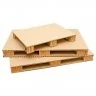 Palet Din Carton Ondulat Tip Euro Lungime 1200 mm, Latime 800 mm, Inaltime 100 mm, Rezistenta 400 kg, Culoare Natur, Nr. Pici...