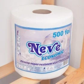 Prosop Hartie, Alb, 2 Straturi, Uz Casnic Lungime 115 m, Latime 200 mm, Straturi 2, Numar foi 500-Consumabile Hartie