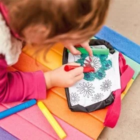 Placi Din Spuma Multifunctionale Lungime 900 mm, Latime 420 mm, Grosime 30 mm, Culoare Curcubeu-Sport Si Agrement