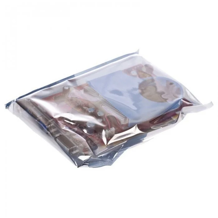 Pungi Antistatice ESD Dimensiuni mm (l x L) 100 x 150, Grosime 80 my, Culoare Transparent, Buc / Pachet 50-Folie Si Pungi Pen...