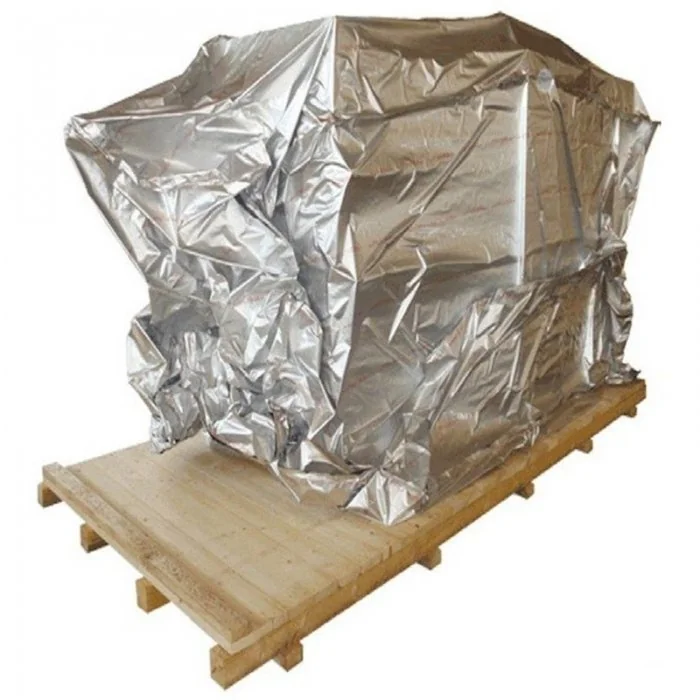 Folie Aluminiu Triplustratificata VCI Lungime 171 m, Latime 1750 mm, Grosime 105 my, Culoare Argintiu, Greutate 120 gr/m2-Amb...