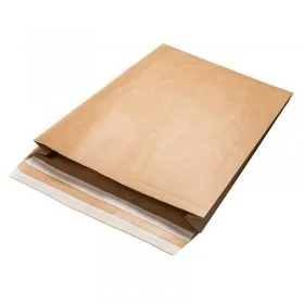 Plic Curierat Din Hartie Cu Autosigilare Pliu 140 mm, Dimensiuni 350 x 540 mm, Gramaj 100 gr/mp, Culoare Natur, Buc / Pachet ...