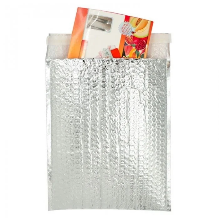 Plic Cu Bule Termoizolant Dimensiuni 500 x 475 mm, Material PET / Folie Bule / PEE, Clapeta 50 mm, Culoare Argintiu-Plicuri I...