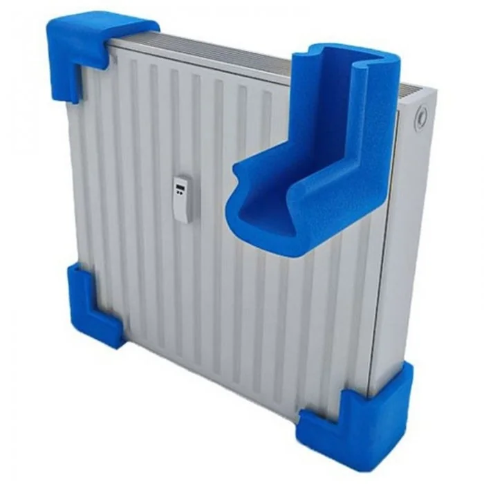 Coltar U Tulip Din Polietilena Expandata (PEE) Dimensiuni A-B-C-D 24 x 10 x 100 x 100 mm, Culoare Albastru, Buc / Pachet 100-...