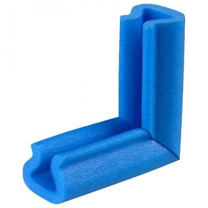 Coltar U Tulip Din Polietilena Expandata (PEE) Dimensiuni A-B-C-D 16 x 3 x 100 x 100 mm, Culoare Albastru, Buc / Pachet 100-P...