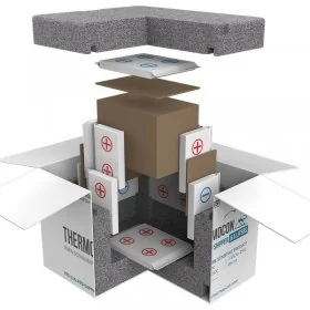 Cutii Termoizolante Pentru Expedieri In Conditii De Temperatura Controlata, Rece +2°C - +8°C Dimensiune Interioara 521 X 388 ...