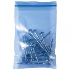 Pungi Cu Inchidere ZIP VCI Lungime 250 mm, Latime 200 mm, Grosime 100 my, Culoare Albastru, Buc / Pachet 28000-Pungi Cu Inchi...