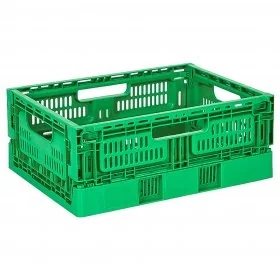 Lada Pliabila Cu Pereti Ventilati Dimensiune Interioara 575 x 370 x 150 mm, Dimensiune Exterioara 600 x 400 x 155 mm, Materia...