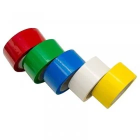 Banda Adeziva Colorata Lungime 66 m, Adeziv Acrilic, Latime 50 mm, Culoare Galben-Benzi Adezive Si Adezivi