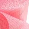 Folie Cu Bule Mici Roz Latime 200 mm, Lungime 100 m, Straturi 2, Grosime 60 my, Culoare Roz-Folie Cu Bule De Aer Mici