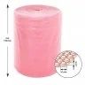 Folie Cu Bule Mici Roz Latime 400 mm, Lungime 100 m, Straturi 2, Grosime 60 my, Culoare Roz-Folie Cu Bule De Aer Mici