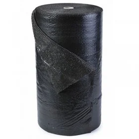 Folie Cu Bule Mici Neagra Latime 800 mm, Lungime 100 m, Straturi 2, Grosime 70 my, Culoare Negru-Folie Cu Bule De Aer Mici