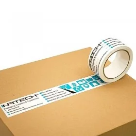 Banda Adeziva Personalizata Lungime 66 m, Numar Culori 1 Culoare, Latime 50 mm, Tip Imprimare Pe Suprafata, Buc / Pachet 144-...