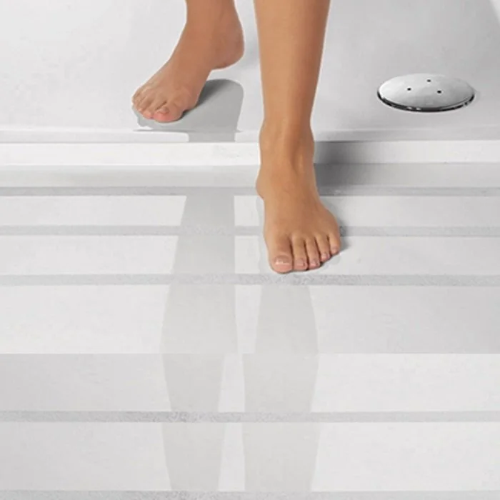 Banda Adeziva Antialunecare Aqua Safe Lungime 18.3 m, Latime 25 mm, Culoare Negru, Tip Standard, Buc / Pachet 10-Benzi Adeziv...