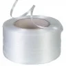Banda De Legat Din Poliester Lungime 850 m, Latime 16 mm, Rezistenta La Rupere 450 kgf, Culoare Alb-Benzi Pentru Legare Si Pa...