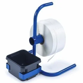 Banda De Legat Din Poliester Lungime 400 m, Latime 13 mm, Rezistenta La Rupere 500 kgf, Culoare Alb-Benzi Pentru Legare Si Pa...