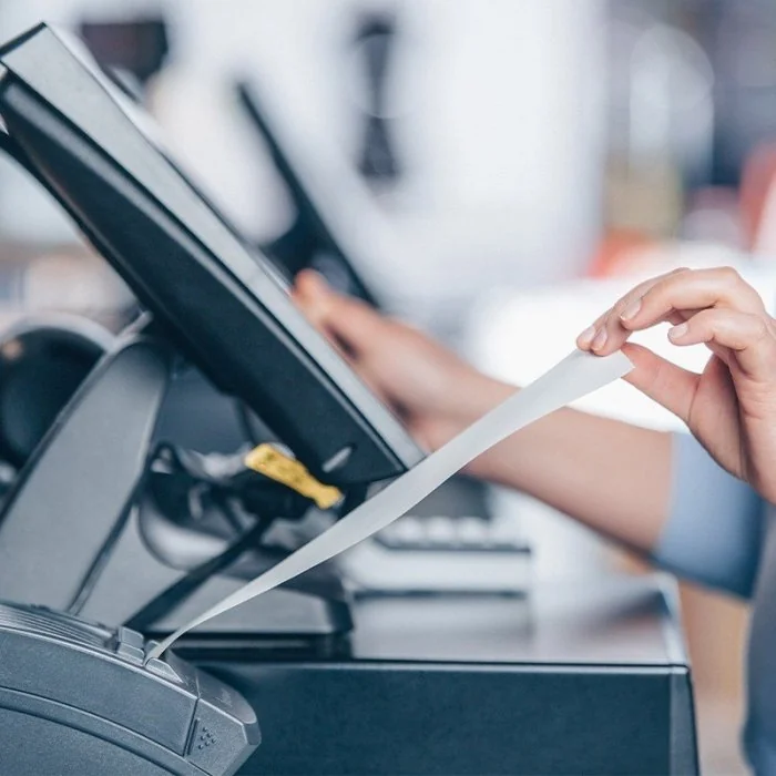 Role Hartie Termica Pentru POS, ⌀ 12 mm Lungime 25 m, Latime 57 mm, Diametru Interior 12 mm-Role Termice