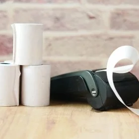 Role Hartie Termica Pentru POS, ⌀ 12 mm Lungime 30 m, Latime 76 mm, Diametru Interior 12 mm-Role Termice