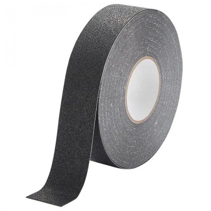 Banda Antialunecare Grosiera Lungime 18.3 m, Latime 25 mm, Culoare Galben, Tip Grosiera, Buc / Pachet 10-Benzi Adezive Antial...