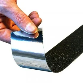 Banda Antiderapanta Reutilizabila Lungime 18.3 m, Latime 25 mm, Culoare Negru / Galben, Buc / Pachet 10-Benzi Adezive Antialu...