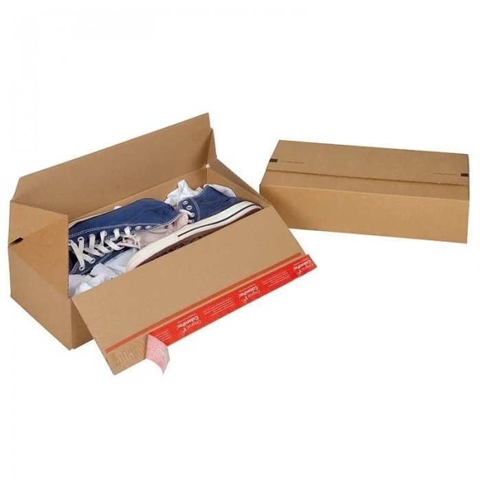Cutii Carton Euro Cu Autosigilare ColomPac ® Lungime 195 mm, Latime 145 mm, Inaltime 90 mm, Culoare Maro, Tip Carton CO3-Cuti...