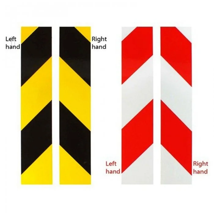 Banda Delimitare Reflectorizanta Lungime 10 m, Latime 25 mm, Culoare Rosu, Buc / Pachet 10-Benzi Adezive Pentru Marcare