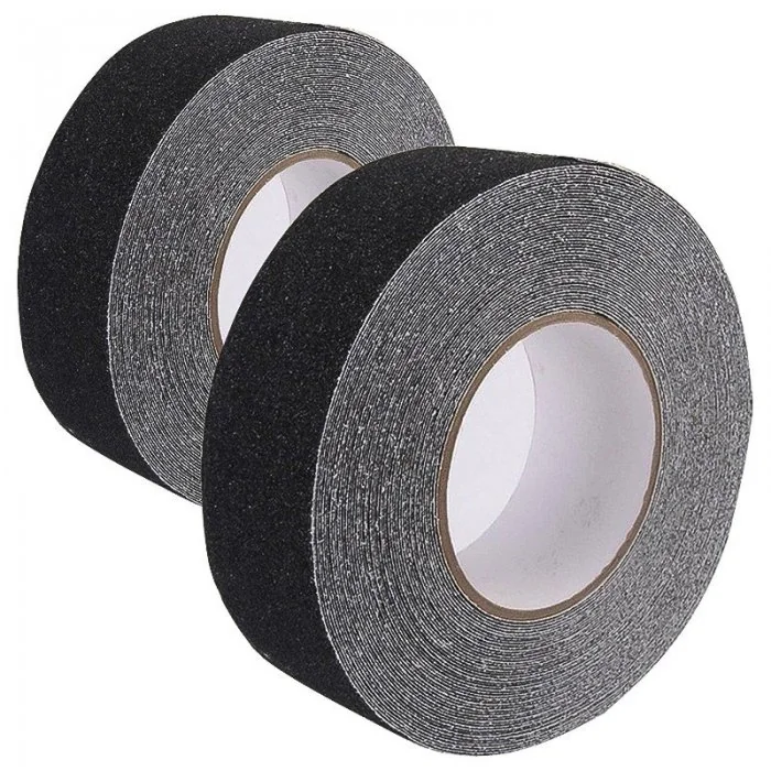 Banda Antiderapanta Pentru Forme Neregulate Lungime 18.3 m, Latime 25 mm, Culoare Negru / Galben, Buc / Pachet 10-Benzi Adezi...