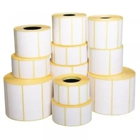 Etichete Autoadezive EcoThermal Diametru Interior 76 mm, Dimensiuni 58 X 75 mm, Culoare Alb, Nr. Etichete 3300-Role Termice