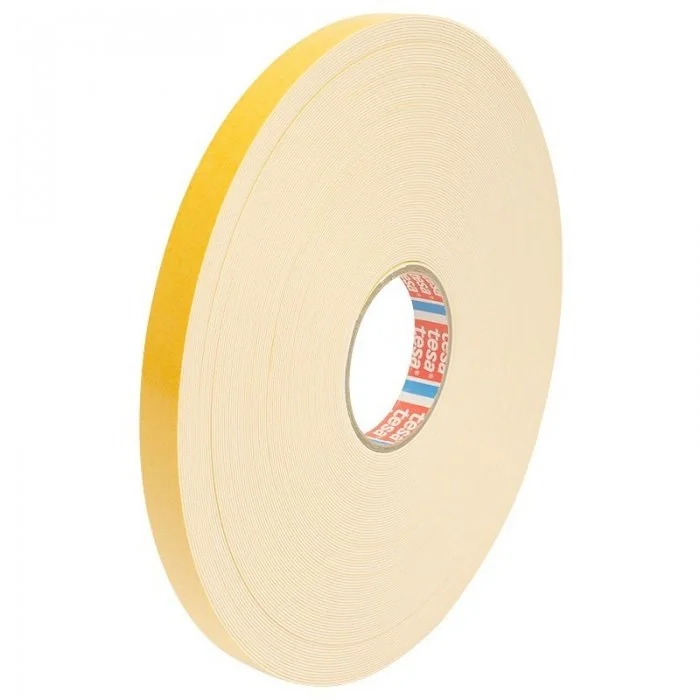 Banda Buretoasa Dublu Adeziva Lungime 10 m, Latime 25 mm, Material Poliester, Culoare Rosu-Benzi Dublu Adezive