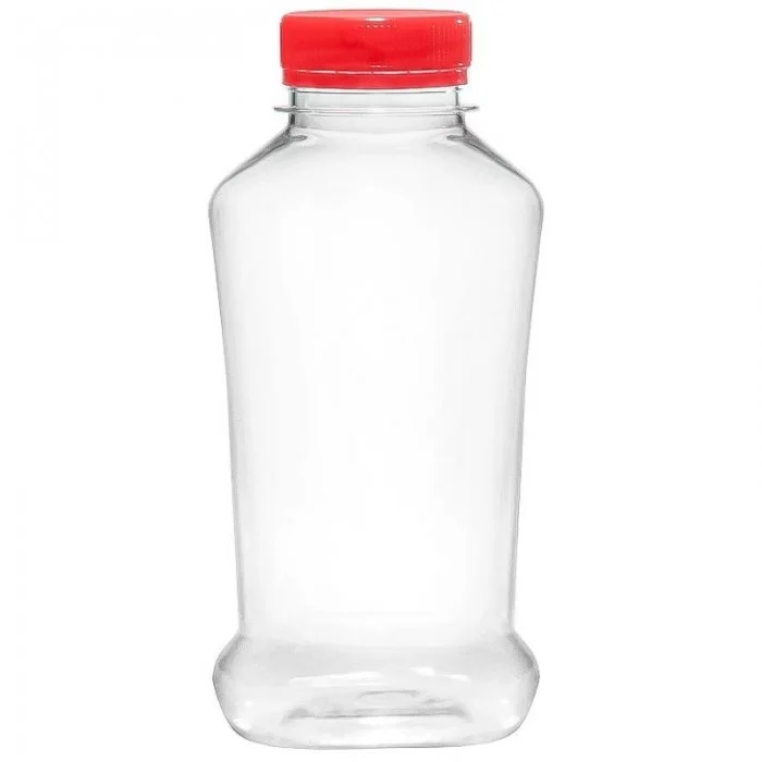 Recipiente Din Plastic Forma Rotunda, Tip Capac Simplu, Diametru Filet 38 mm, Maner NU, Volum 330 ml, Culoare Transparent, Bu...