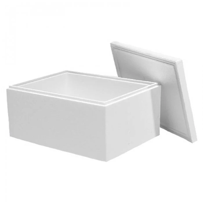 Cutii Termoizolante EPS Pentru Transport Dimensiune Interioara 345 x 260 x 220 mm, Grosime Perete 40 mm, Volum Litri 19.7, Ma...