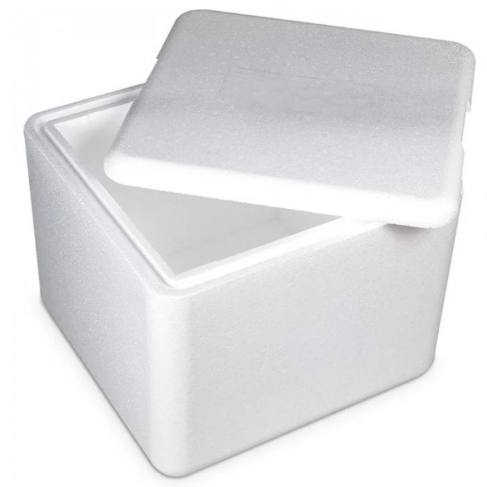 Cutii Termoizolante EPS Pentru Transport Dimensiune Interioara 465 x 340 x 260 mm, Grosime Perete 50 mm, Volum Litri 41.11, M...