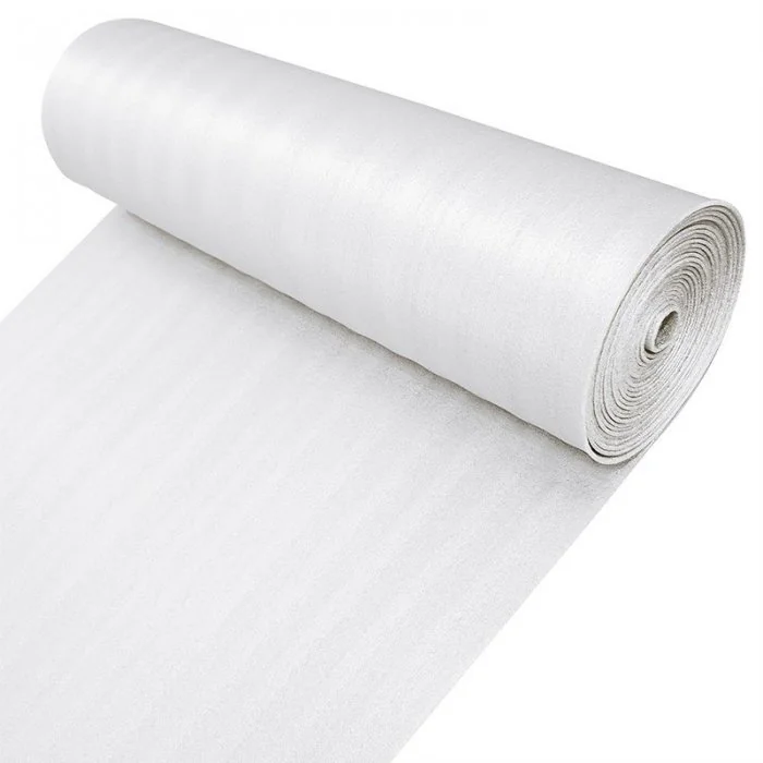 Folie Polietilena Expandata Parchet Lungime 100 m, Latime 1200 mm, Grosime 3 mm, Culoare Alb-Folie Si Placa Polietilena Expan...