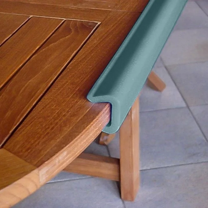 Profil Din Spuma PEE, U Tulip Lungime 1000 mm, Dimensiuni A-B-C-D 57 x 14 x 30 x 60 mm, Culoare Verde, Metri / Pachet 25-Poli...