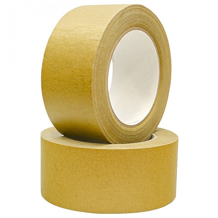 Banda Adeziva Kraft Solvent Lungime 50 m, Adeziv Solvent, Latime 50 mm, Culoare Kraft-Benzi Adezive Din Hartie