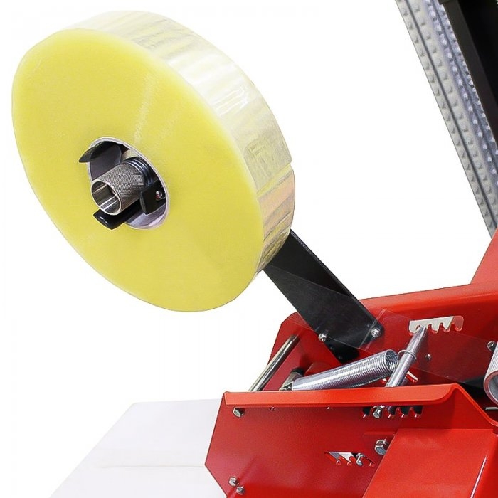 Masina De Sigilat Cutii Eco Tape Viteza de Sigilare 22 m/min, Tip Banda BOPP / PVC / Kraft, Greutate 120 kg, Alimentare 220 V...