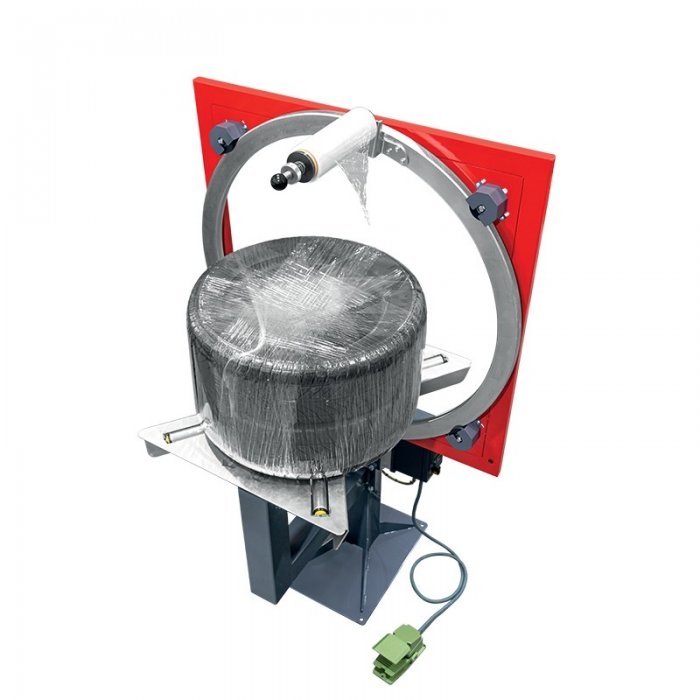 Masina De Ambalat Automata Pentru Produse Circulare Dimensiuni Masina (mm) 774 (l) x 1050 (L) x 1780 (h), Putere 400 W, Vitez...