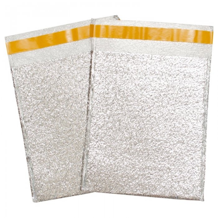 Plic Termoizolant Cu Clapeta Adeziva Dimensiuni 190 X 260 mm, Material PEE/PET/HDPE, Clapeta 60 mm, Culoare Argintiu-Plicuri ...