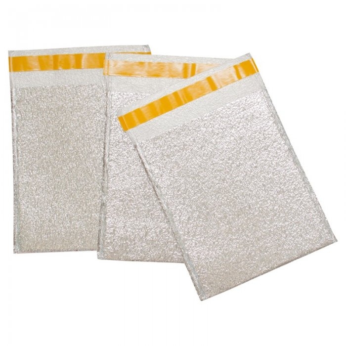 Plic Termoizolant Cu Clapeta Adeziva Dimensiuni 190 X 260 mm, Material PEE/PET/HDPE, Clapeta 60 mm, Culoare Argintiu-Plicuri ...