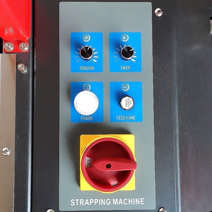 Masina De Legat Paleti Cu Banda PP Pallet Strap T45 Dimensiuni Banda 6-12-15 mm, Dimensiuni Masina (mm) 700 (l) x 760 (L) x 1...