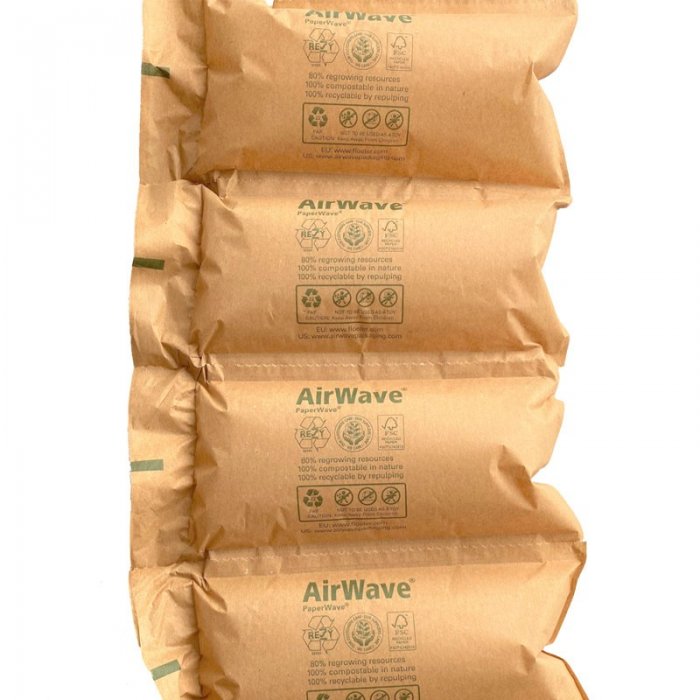 Perne De Aer Din Hartie Pentru Sistem AirBoy Nano4 Imprimare AirWave, Denumire Pernute void fill, Lungime Rola 300 m, Dimensi...